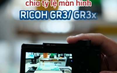 Hướng dẫn mở khung chia tỷ lệ màn hình trên máy ảnh Ricoh GR3/ GR3x